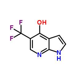 5-(Trifluoromethyl)-1H-pyrrolo[2,3-b]pyridin-4-ol Structure