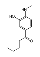 1-[3-hydroxy-4-(methylamino)phenyl]pentan-1-one Structure