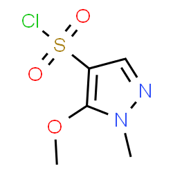 5-Methoxy-1-methyl-1H-pyrazole-4-sulfonyl Chloride Structure