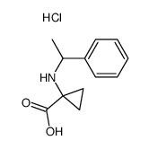 1-(methylbenzyl)aminocylopropanecarboxylic acid hydrochloride结构式