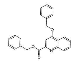 2-benzyloxycarbonyl-4-benzyloxyquinoline Structure