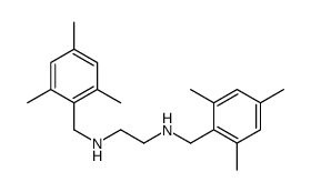 N,N'-bis[(2,4,6-trimethylphenyl)methyl]ethane-1,2-diamine结构式