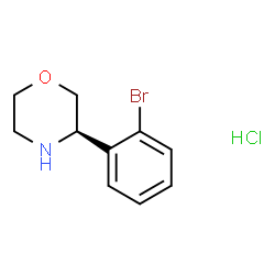 (R)-3-(2-Bromophenyl)morpholine hydrochloride Structure