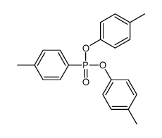 1-methyl-4-[(4-methylphenoxy)-(4-methylphenyl)phosphoryl]oxybenzene Structure