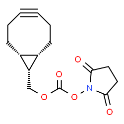 (1R,8S,9s)-Bicyclo[6.1.0]non-4-yn-9-ylmethyl Succinimidyl Carbonate Structure