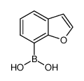 苯并呋喃-7-基硼酸结构式