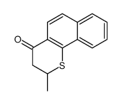 2-methyl-2,3-dihydrobenzo[h]thiochromen-4-one结构式