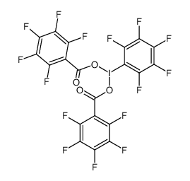 pentafluorophenyliodine bis(pentafluorobenzoate) Structure