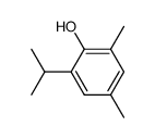 Phenol, 2,4-dimethyl-6-(1-methylethyl)- (9CI) structure