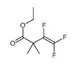 ethyl 3,4,4-trifluoro-2,2-dimethylbut-3-enoate结构式