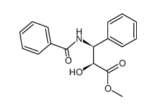 methyl (2S,3S)-3-benzoylamino-2-hydroxy-3-phenylpropanoate Structure