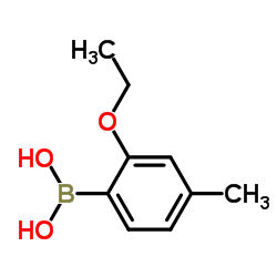 2-Ethoxy-4-methylphenylboronic acid结构式