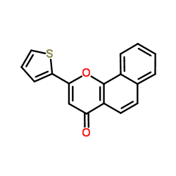2-(2-Thienyl)-4H-benzo[h]chromen-4-one Structure