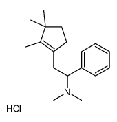 N,N-dimethyl-1-phenyl-2-(2,3,3-trimethylcyclopenten-1-yl)ethanamine,hydrochloride Structure