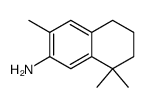 5,6,7,8-tetrahydro-3,8,8-trimethyl-2-naphthalenamine结构式