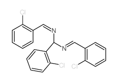 Methanediamine,1-(2-chlorophenyl)-N,N'-bis[(2-chlorophenyl)methylene]- picture