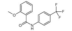 2-甲氧基-n-(4-(三氟甲基)苯基)苯甲酰胺结构式
