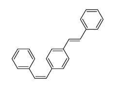 Benzene,1,4-bis[(1Z)-2-phenylethenyl]- Structure