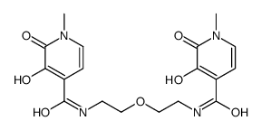 3-hydroxy-N-[2-[2-[(3-hydroxy-1-methyl-2-oxopyridine-4-carbonyl)amino]ethoxy]ethyl]-1-methyl-2-oxopyridine-4-carboxamide Structure