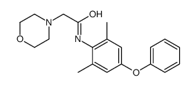 N-(2,6-dimethyl-4-phenoxyphenyl)-2-morpholin-4-ylacetamide结构式