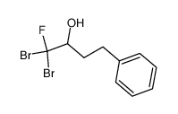 1,1-dibromo-1-fluoro-4-phenyl-2-butanol结构式