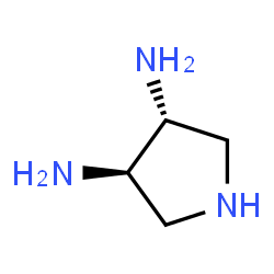 3,4-Pyrrolidinediamine,(3R,4R)-(9CI) structure