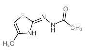Acetic acid,2-(4-methyl-2-thiazolyl)hydrazide结构式