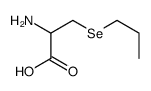 (2R)-2-amino-3-propylselanylpropanoic acid Structure