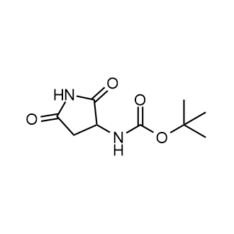 (2,5-二氧代吡咯烷-3-基)氨基甲酸叔丁酯图片