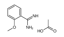 2-Methoxy-benzamidine Acetate structure