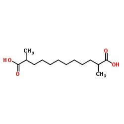 2,11-Dimethyldodecanedioic acid结构式