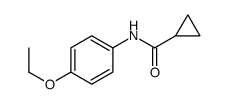Cyclopropanecarboxamide, N-(4-ethoxyphenyl)- (9CI) structure