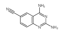 2,4-diaminoquinazoline-6-carbonitrile Structure