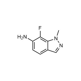 7-氟-1-甲基-吲唑-6-胺结构式