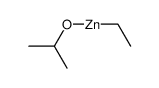 ethyl zinc isopropanolate Structure