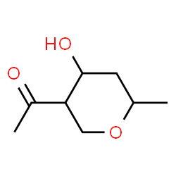 Ethanone, 1-(tetrahydro-4-hydroxy-6-methyl-2H-pyran-3-yl)- (9CI) picture