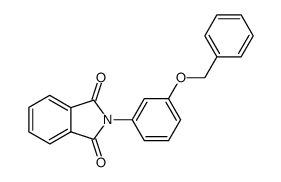 N-(3-benzyloxy-phenyl)-phthalimide Structure