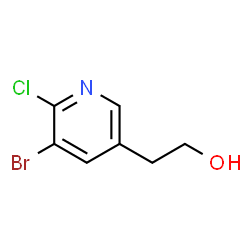 2-(5-bromo-6-chloropyridin-3-yl)ethan-1-ol Structure
