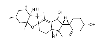 17β,23β-Epoxyveratraman-3β,11β-diol结构式