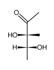 D-threo-2-Pentulose, 1,5-dideoxy-3-C-methyl- (9CI) Structure