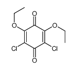 2,6-Dichloro-3,5-diethoxy-1,4-benzoquinone structure