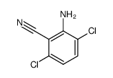2-氨基-3,6-二氯苯腈结构式
