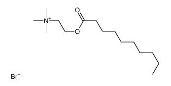 2-decanoyloxyethyl(trimethyl)azanium,bromide Structure