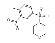 4-(4-methyl-3-nitrophenylsulfonyl)morpholine结构式