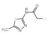 Acetamide,2-chloro-N-(5-methyl-1,3,4-thiadiazol-2-yl)- Structure