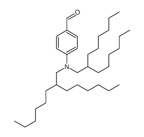 4-[bis(2-hexyloctyl)amino]benzaldehyde Structure