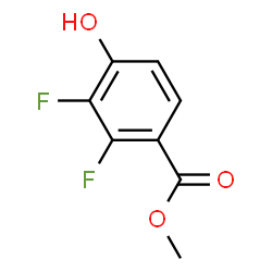 2,3-二氟-4-羟基苯甲酸甲酯结构式