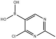 4-Chloro-2-methylpyrimidine-5-boronic acid Structure