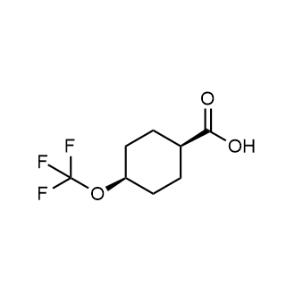 cis-4-(Trifluoromethoxy)cyclohexanecarboxylic acid Structure