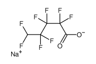 Sodium 2,2,3,3,4,4,5,5-octafluorovalerate结构式